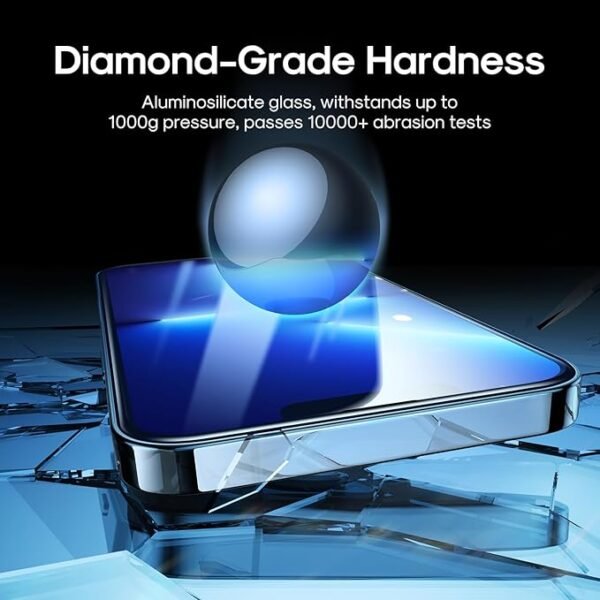 ⁦أسكرين زجاج كلير جوي روم - joyroom glass protector⁩ - الصورة ⁦6⁩