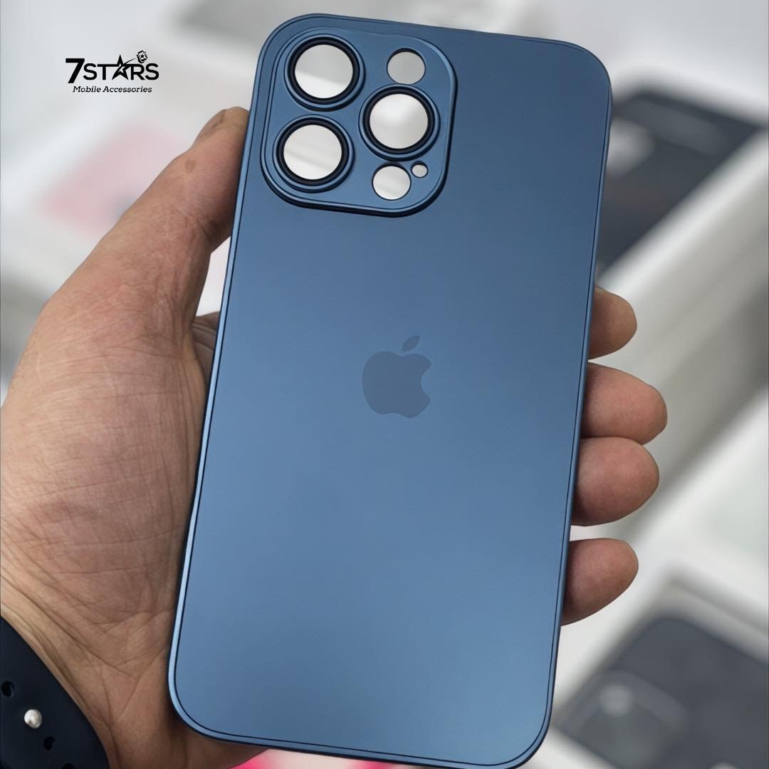 جراب AG-GLASS سيليكون وزجاج بحماية للكاميرا - AG-GLASS Silicone Glass Cover With Camera Protection - الصورة 5