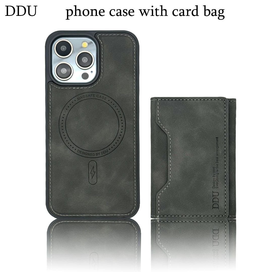 جراب جلد فاخر مغناطيسي مع محفظة كروت - Luxury leather magnetic case with card holder - الصورة 8