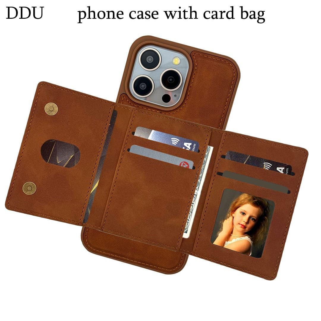 جراب جلد فاخر مغناطيسي مع محفظة كروت - Luxury leather magnetic case with card holder - الصورة 10