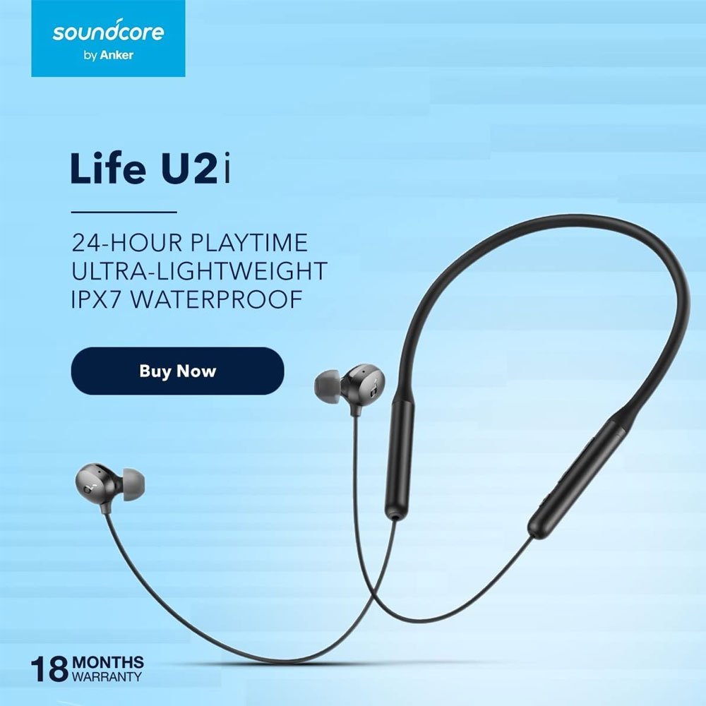 أنكر ساوند كور لايف U2i - أسود - Anker Soundcore Life U2i - Black - الصورة 4