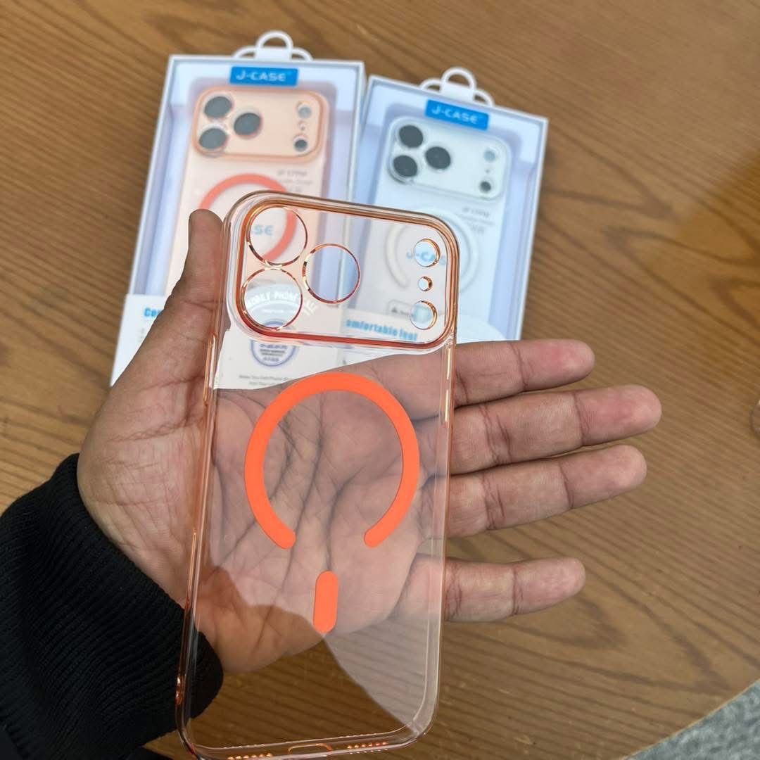 جراب ايفون J-CASE الشفاف يدعم الماج سيف - J-CASE Transparent iPhone Case Support MagSafe - الصورة 4