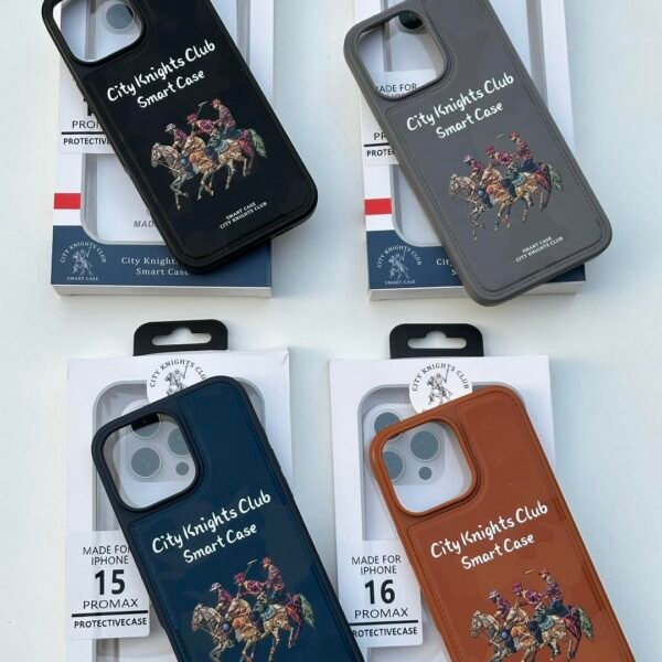 جراب City Knights Club للايفون فخامه وحمايه بتصميم بولو مميز - City Knights Club iPhone case luxury and protection with a polo design