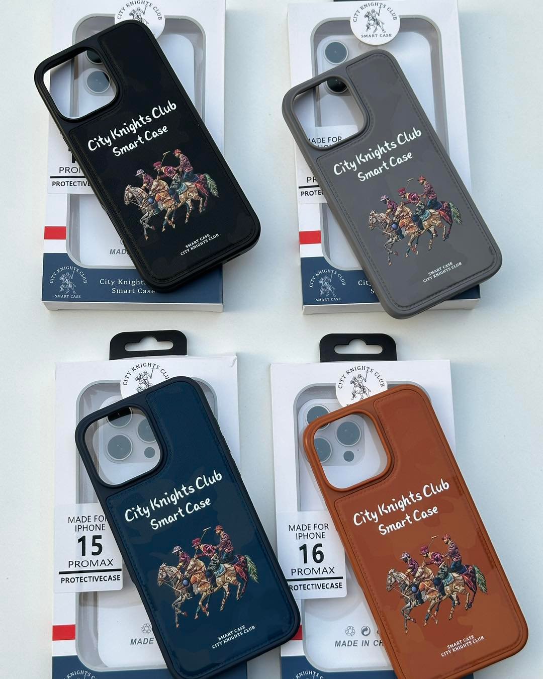 جراب City Knights Club للايفون فخامه وحمايه بتصميم بولو مميز - City Knights Club iPhone case luxury and protection with a polo design
