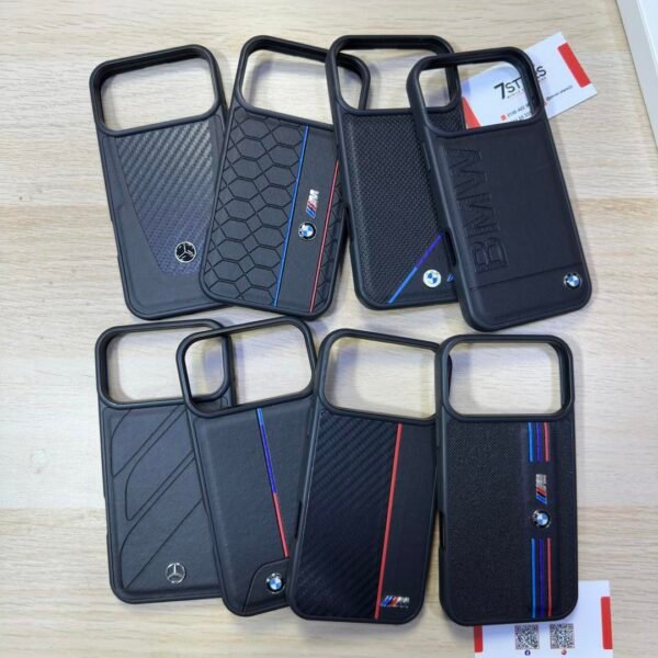 جراب فاخر للايفون BMW و Mercedes ستايل رياضي - Luxury iPhone case BMW and Mercedes, sporty style