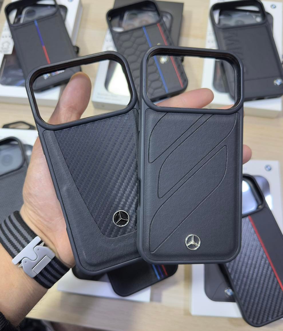 جراب فاخر للايفون BMW و Mercedes ستايل رياضي - Luxury iPhone case BMW and Mercedes, sporty style - الصورة 5